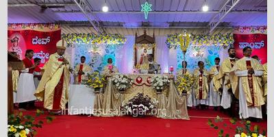 Feast of Infant Jesus celebrated at Alangar Shrine